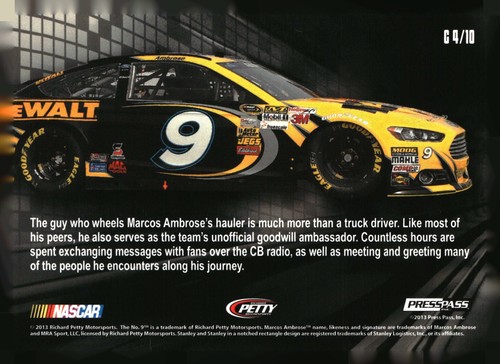 2013 Press Pass Ignite Racing base and Inserts - Pick from list - PYC - Picture 88 of 122