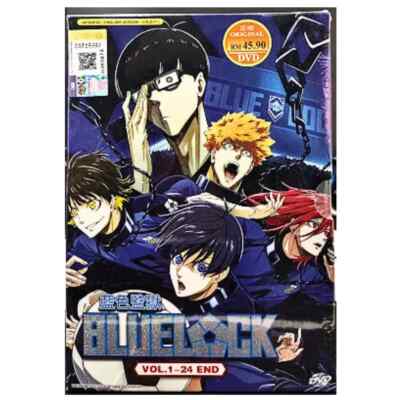 Blue Lock (BlueLock) Vol.1-24 End Complete Anime DVD [English Dub]