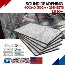 37Sqft Sound Deadener Automotive Insulation Heat Shield Noise Kill Damping Mat