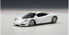 MCLAREN F1 WHITE WITH OPENINGS 1/43 DIECAST CAR MODEL BY AUTOART 56003