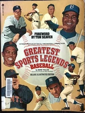 GREATEST SPORTS LEGENDS BASEBALL MIKE TOLLIN FOREWORD BY TOM SEAVER TPB OOP HTF