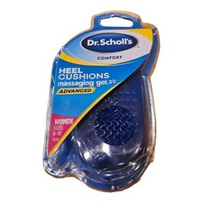 1 Pair of Dr. Scholl's ADVANCED HEEL CUSHIONS MASSAGING GEL Women's 6-10