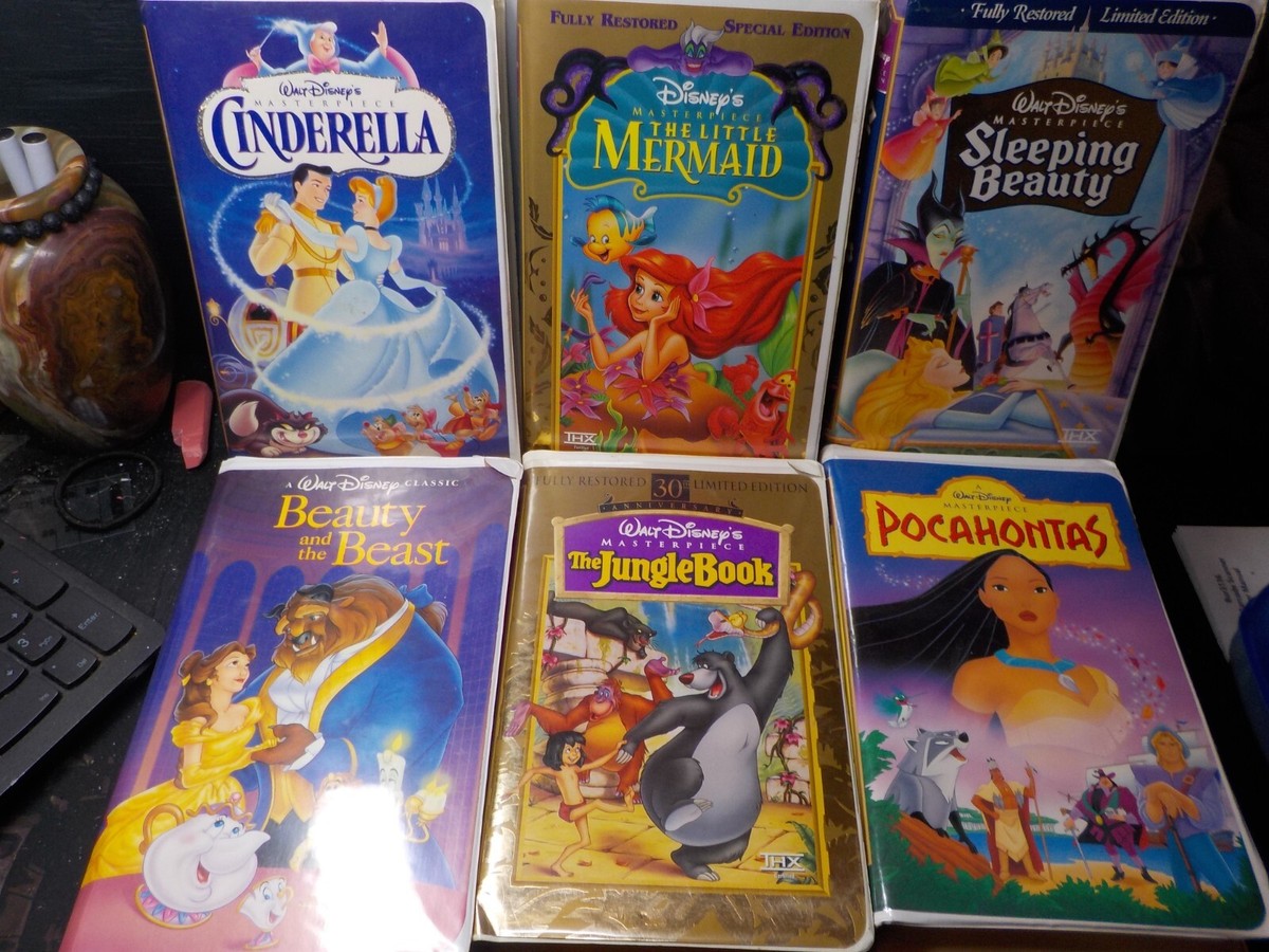 WALT DISNEY Masterpiece Collection VHS USED LOT OF 9 | eBay