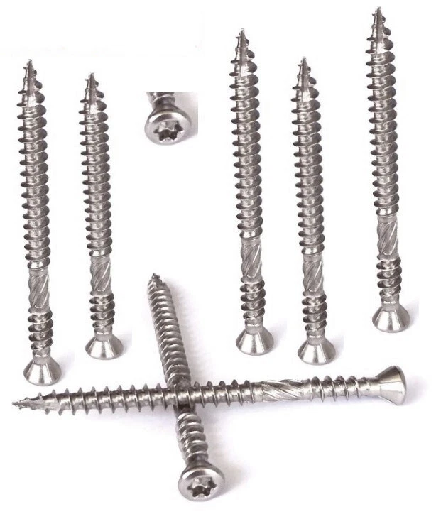600 VIS INOX 5 X 70-5/70-POUR BOIS-BARDAGE TERRASSE-AUTO PERCANTES-LOT N°2