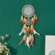 Dream Catcher Wall Hanging Decor Boho Feather Ornament Handmade