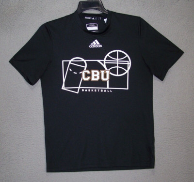 Adidas Cal Baptist University Shirt Adult Small Basketball CBU Short Sleeve Mens