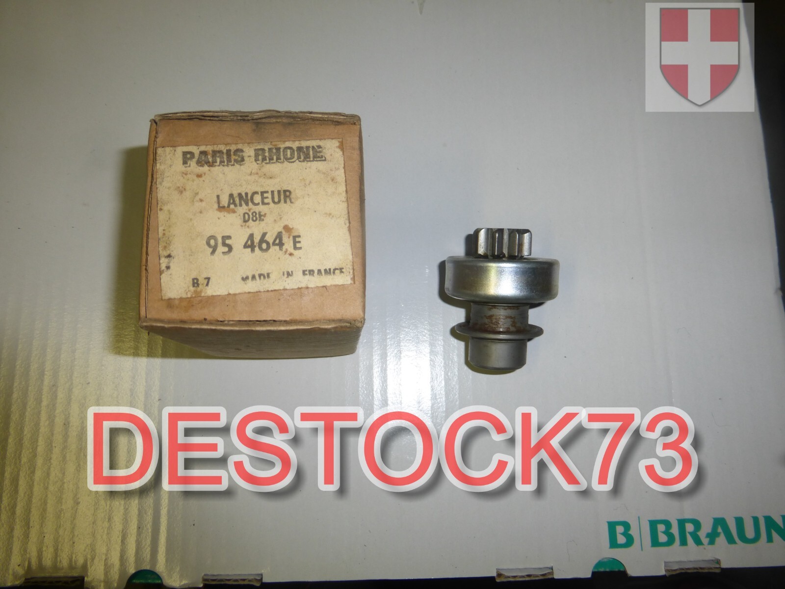 Lanceur 95464 démarreur Paris-Rhône D8E 130 RENAULT R3 R4 R5 R6 pignon