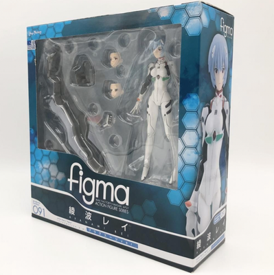 Rei Ayanami Evangelion 2.0 figma #091 Plug Suit Ver. Action Figure 