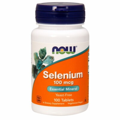 Selenium 100 mcg 100 Tabs By Now Foods