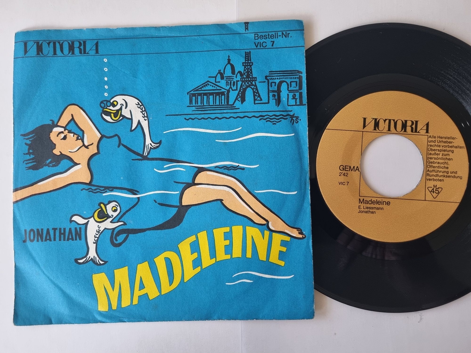 Jonathan - Madeleine 7'' Vinyl Germany
