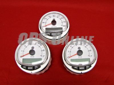 Mercury SmartCraft SC1000 White 2 Tachometers/Speedometer Kit 79