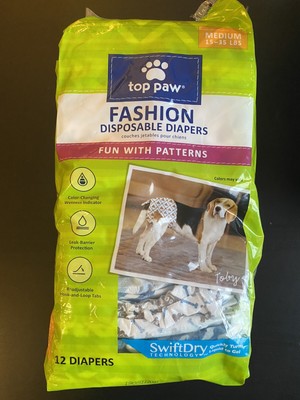 top paw fashion disposable diapers