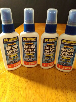 SIMPLE GREEN Industrial Cleaner/Degreaser, 2oz pump Spray, lot4