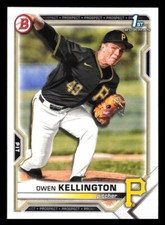 2021 Bowman Draft  Owen Kellington #BD-120 Pittsburgh Pirates