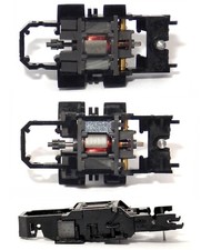 1 TYCO Mattel 1997 440-X2 HO Slot Car Long  Short Wheel Base Bare WIDE CHASSIS