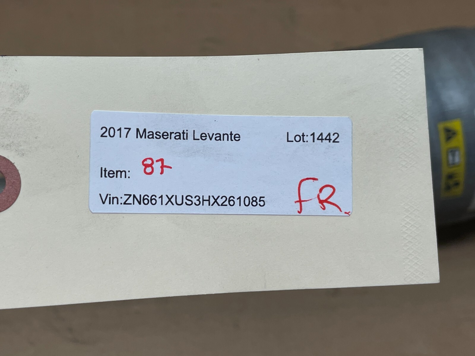 2017 2018 Maserati Levante Front Right Passenger Shock Strut Absorber 1442 OEM
