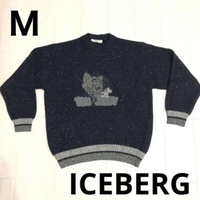 ICEBERG Men's Sweater Tom & Jerry Black Size M From Japan i2230 | eBay