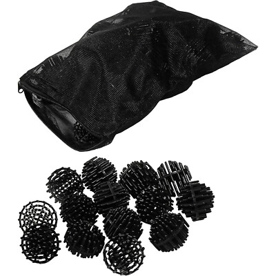 50pcs HQRP Filter Media Large Bio Ball for Aquarium, Pond, Waterfall in Mesh Bag