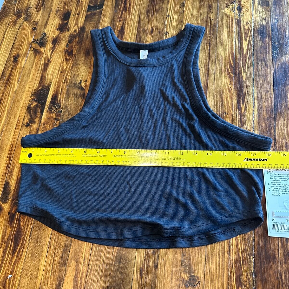 New Lululemon Hold Tight Cropped Tank Top Ribbed Soft Black New Lululemon Hold Tight Cropped Tank Top Ribbed Soft Black