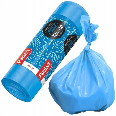 139354 Sac en papier Paclan pour le tri des déchets 120 l 10 pièces bleu 139350 - Photo 1/2