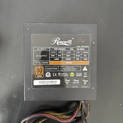 Rosewill HIVE1000S 1000W 80 Plus Bronze ATX Modular Power Module