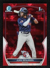 2023 Bowman Chrome Sapphire Prospects Red 1/5 Juan Benjamin #BCP-151 1m8