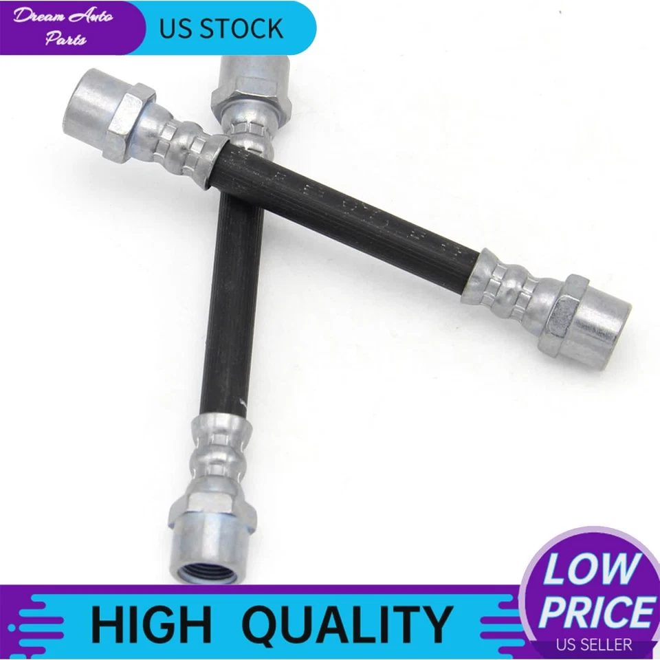 2x Brake Hydraulic Hose Rear LH & RH Inner Fit for BMW E38 740iL 750iL 740i - Image 4 of 4