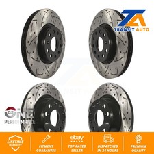 Front Rear Drilled Slot Brake Rotor Kit For Volkswagen Tiguan CC Audi Q3 Quattro