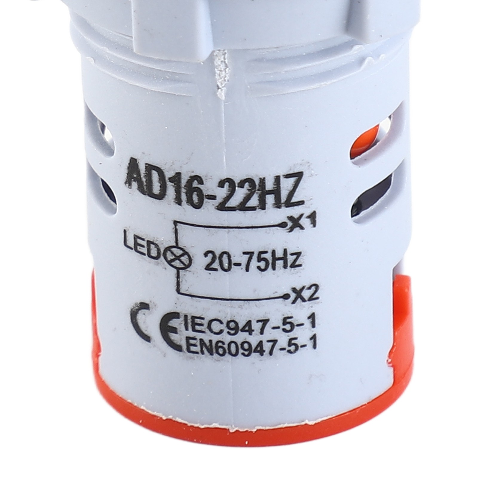 AD16 22HZ Frequency Meter 20~75Hz Frequency Indicator Light Panel Meter Monitor