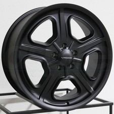 One 20x8.5 Vision 147 Daytona 5x115 10 Satin Black Wheel Rim 83 One 20x8.5 Vision 147 Daytona 5x115 10 Satin Black Wheel Rim 83