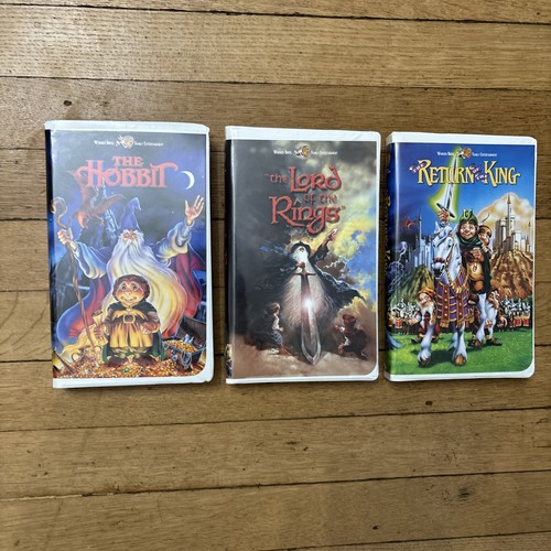 JRRTolkien Herr der Ringe VHS Hobbit Animated Return Of King Lot Muschel RAR