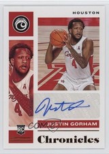 2021-22 Chronicles Draft Picks Rookie Signatures Bronze Justin Gorham Auto qw7