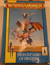 Warhammer Fantasy High Elf Prince Imrik Lord of the Dragons Boxed V.1 Mint Metal