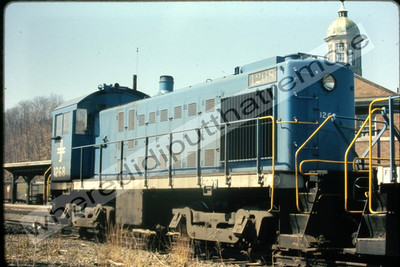 Original Slide Boston & Maine BM 1268 Alco S4 White River Junction VT 5-6-1972