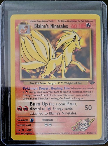 Blaine's Ninetales — Gym Challenge