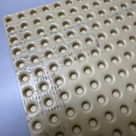 Vintage LEGO Baseplate Western Indians Boulder Cliff Canyon 6748 Blue River