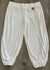Skims Women  s White Sweatpants Joggers Modal Loungewear Size 2XL Team USA