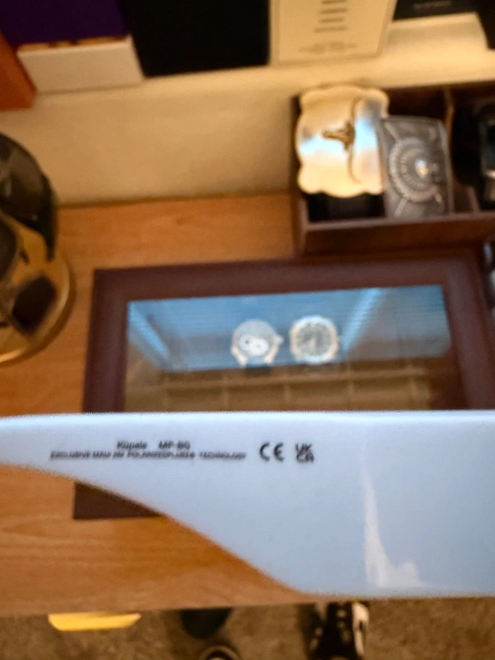 Óculos de sol Maui Jim Kupale MJ 639 29 armação branca + lente polarizada cinza - Imagem 4 de 4