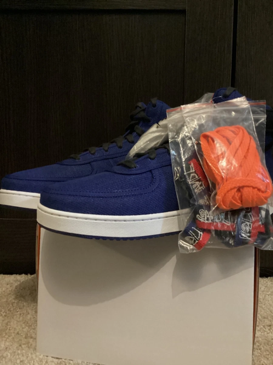 Men's Stussy x Nike Vandal High Deep Royal Blue for Sale