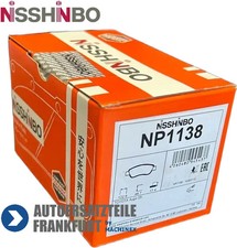 NISSHINBO Bremsbeläge VORNE für TOYOTA Aygo  CITROEN C1 Peugeot 107 ,108