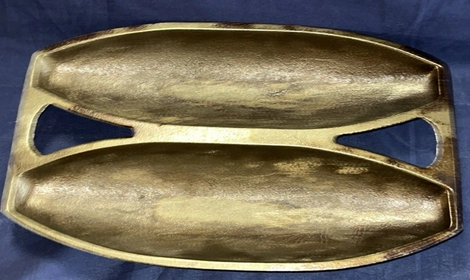 Vintage Cast Iron Double Loaf Pan - French Bread Vienna Roll