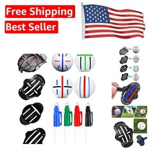 8-Piece Golf Ball Marker Kit: Durable Tools for Swing Alignment  Identification