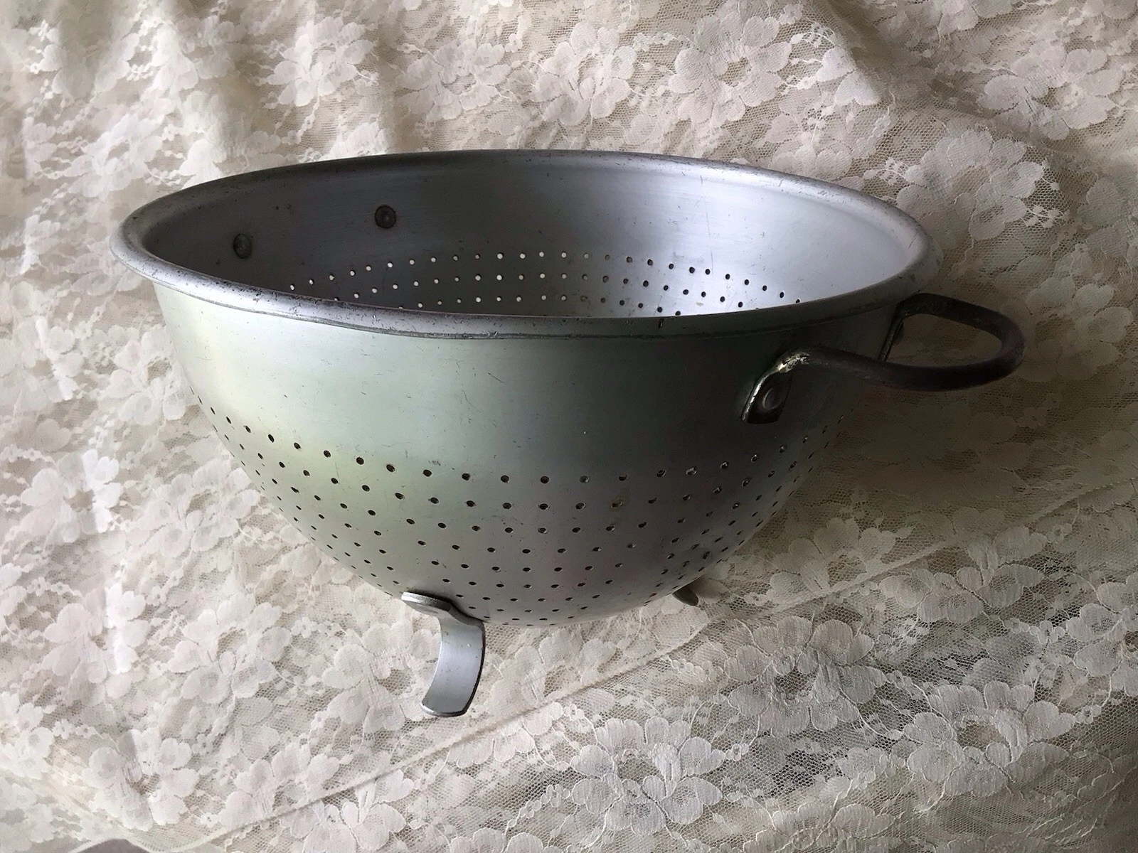 Vintage Wear Ever T. A. C. U. Aluminum Cone Design Colander Strainer
