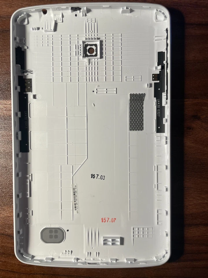 LG G PAD F LK430 7" Original Tablet Blanco Cubierta Carcasa Foto 2 de 2