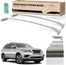 Roof Rack Luggage Carrier Cross Bars Nissan Pathfinder 2013-2021 w/Raised Rails