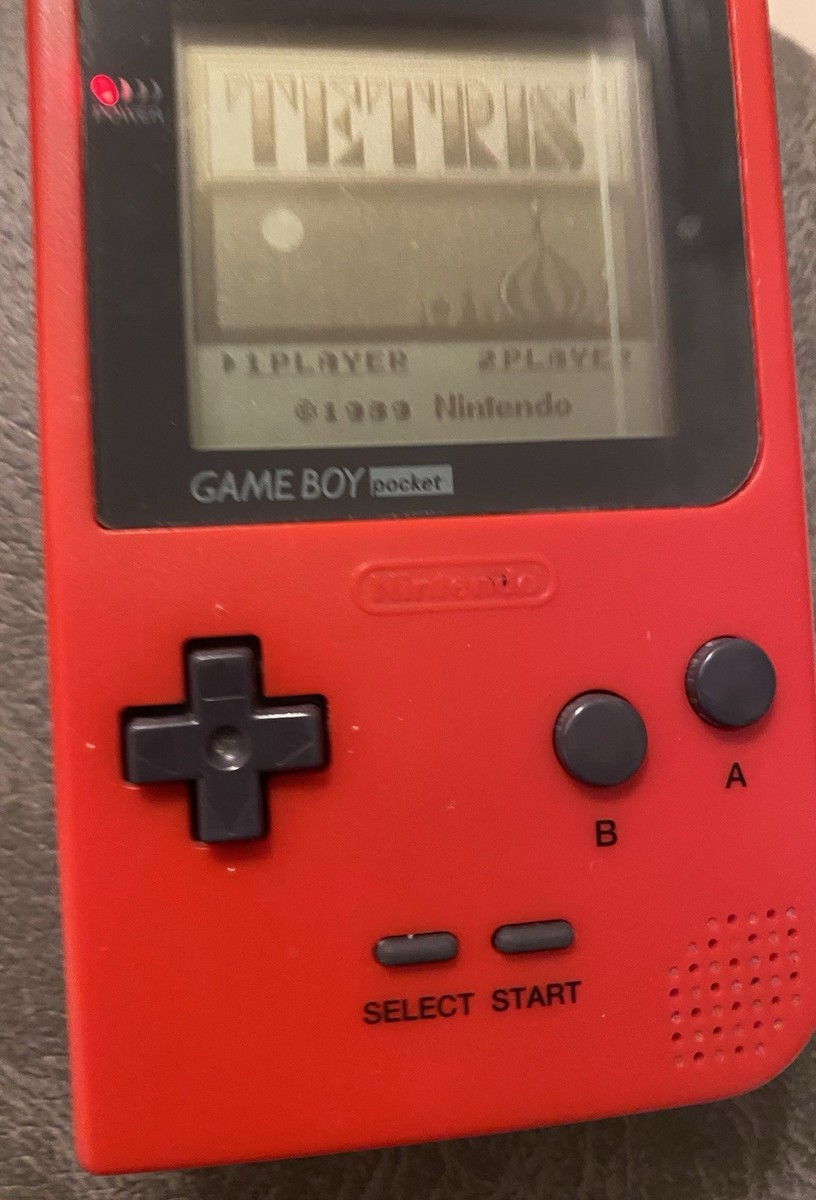 NINTENDO GAMEBOY POCKET RED 桃鉄付き Nintendo Gameboy Pocket - Red - Curiosity Classics