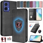 Leather Case Card Slot Flip Wallet Cover For Motorola G86 G85 G84 G75 G54 G05G14