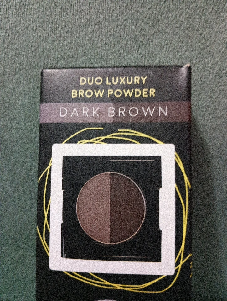 "Duo Luxury Brow Powder - Dark Brown by Arches and Halos, Women 0.088oz Eyebrow" - Image 2 of 4