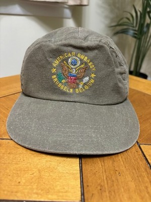 American Embassy Brussels Belgium Travel Government Adjustable Hat SCI