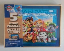 PAW PATROL Wooden Puzzle Set of 5